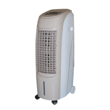 Ventilador de enfriamiento portátil y evaporativo para confort y salud.